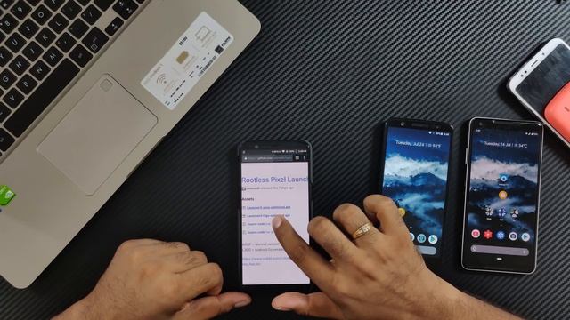 Android P 9.0 (Pie) Rootless Pixel 3 Launcher with Dark Mode смотреть онлайн