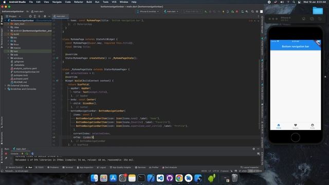 Flutter: Bottom Navigation Bar with Gradient Color смотреть онлайн