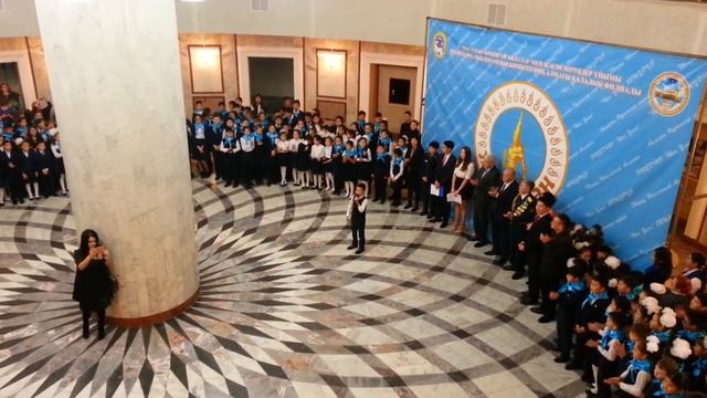 Торжественнок мероприятие по случаю вступления в ряды Жас Ұлан и Жас Қыран смотреть онлайн
