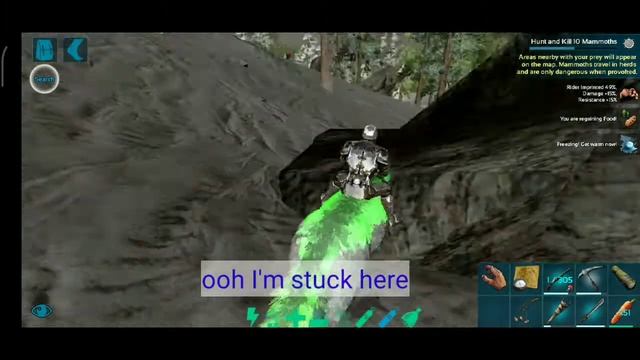 ARK MOBILE Pro hunt Rouffignac | killing mammoth Ark survival evolved ANDROID|IOS смотреть онлайн