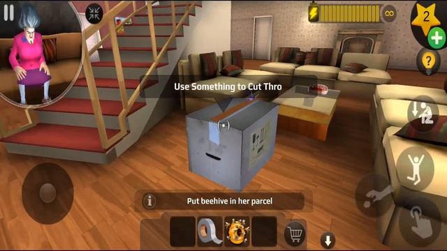 Scary Teacher 3D - NEW UPDATE - New Level - RUIN THE PARCEL - Android & iOS GamesPlay смотреть онлайн