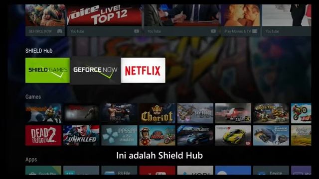 Nvidia Shield TV User Interface смотреть онлайн