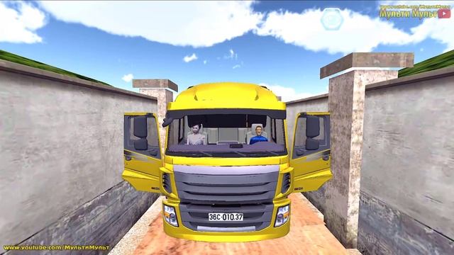 Difficult Narrow Road by Truck - Truck Simulator Vietnam - Best Android GamePlay #7 смотреть онлайн