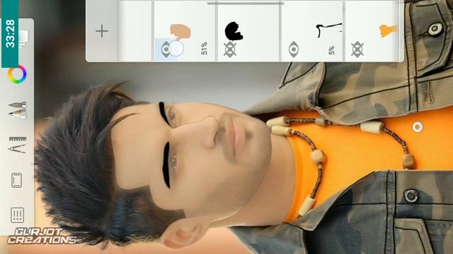 JASSI GILL ARTWORK CREATED IN AUTODESK SKETCHBOOK ANDROID || HOW TO MAKE ARTWORK FOR CELEBRITIES. смотреть онлайн