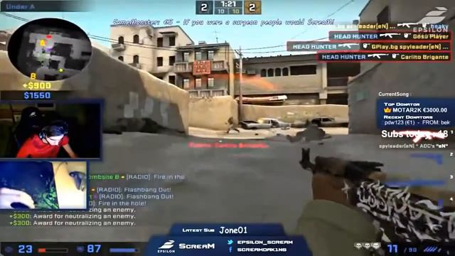 CS GO Adil ScreaM Benrlitom – TOP 10 SICK MOMENTS смотреть онлайн
