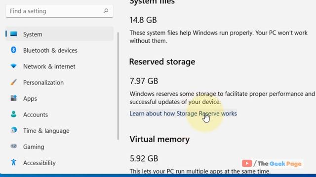 Disable Reserved Storage in Windows 11 смотреть онлайн