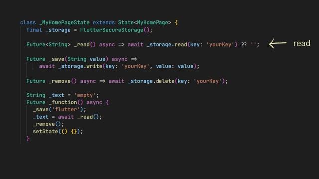 FLUTTER Secure Storage смотреть онлайн