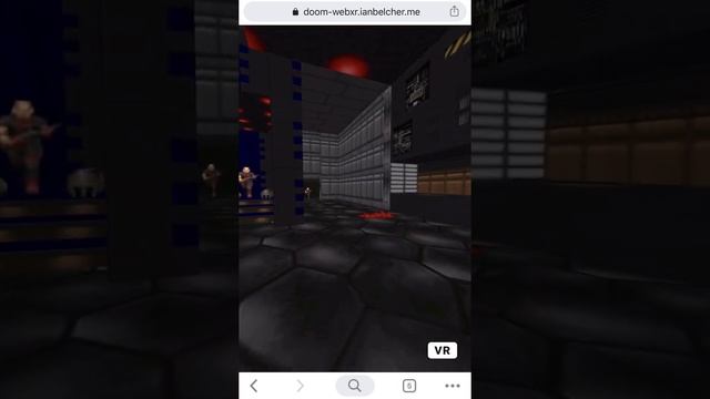 Doom in WebVR on mobile Safari смотреть онлайн