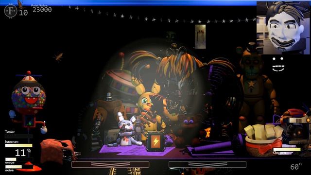 FNaF: Ultra Custom Night - 115/20 Mode Complete!!! (23000 Points) (PC HD) [1080p60FPS] смотреть онлайн