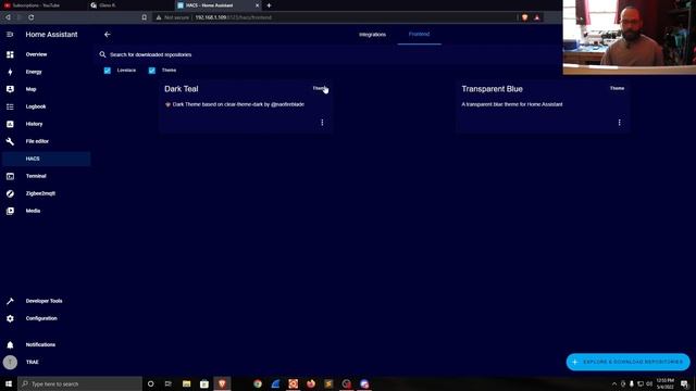 Home Assistant Install Theme #homeassistant