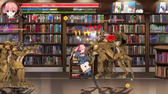 Fighting Girl Sakura-R Gameplay Stage 4 смотреть онлайн