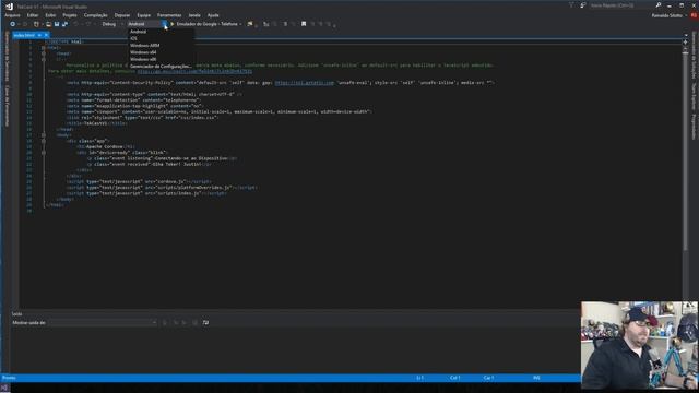Gere APLICATIVOS APK ANDROID no VISUAL STUDIO 2017 смотреть онлайн