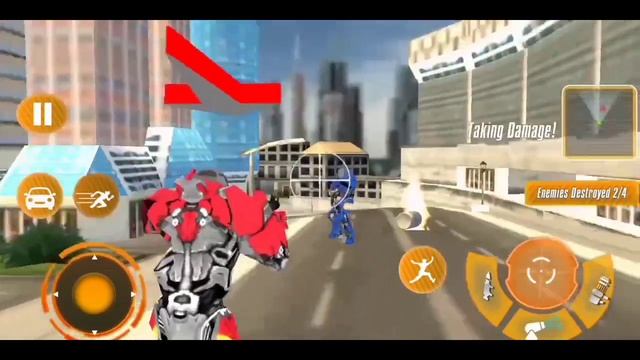 Flying Fire Fighter Truck Robot Simulator Game - Ambulance🚑 Fire Fighter Game - Android Gamesplay смотреть онлайн