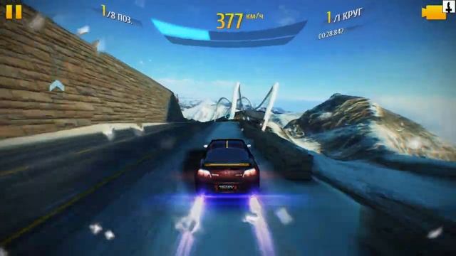 Asphalt 8 • Alps • Mazda RX8 • 1:00:027 смотреть онлайн