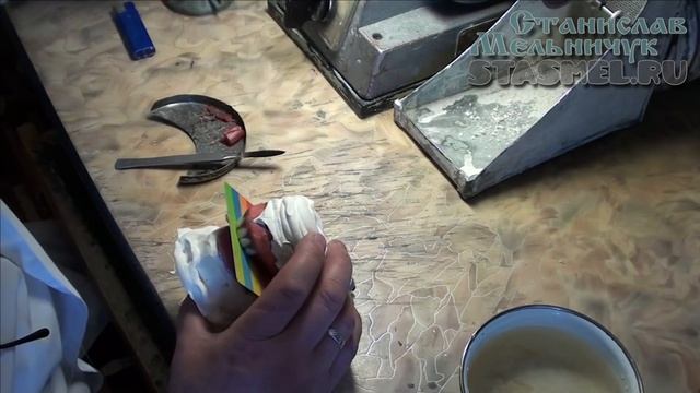 ЗУБНЫЕ ПРОТЕЗЫ. Полные съёмные зубные протезы. Постановка зубов по стеклу. Часть 1. смотреть онлайн