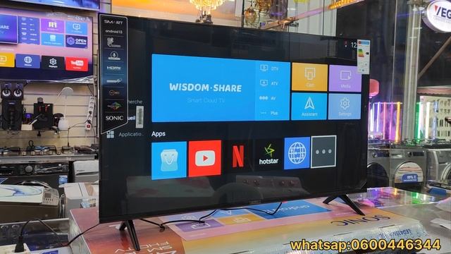 REVIEW TV SONIC LED43MA413SC ANDROID13 FHD ✅🔥2024 افضل تلفاز من الفئة الاقتصادية لسنة #review#sonic смотреть онлайн