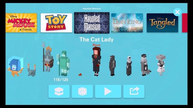 ★ DISNEY CROSSY ROAD Secret Characters | CAT LADY UNLOCK (HAUNTED MANSION) (iOS, Android Gameplay) смотреть онлайн
