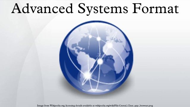 Advanced Systems Format смотреть онлайн