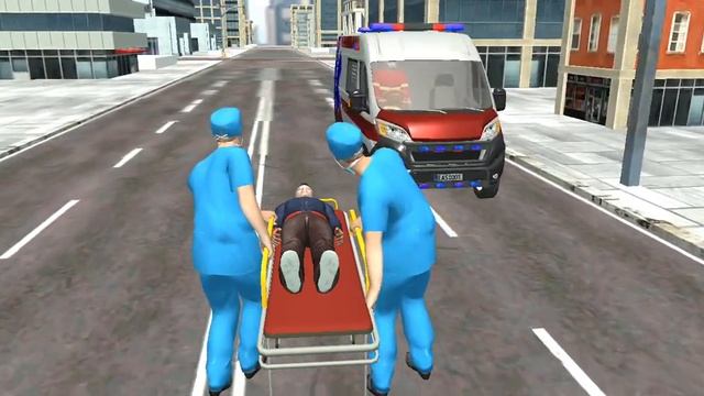 City Emergency Ambulance 🚑 Rescue Driving Simulator - Android Gameplay смотреть онлайн