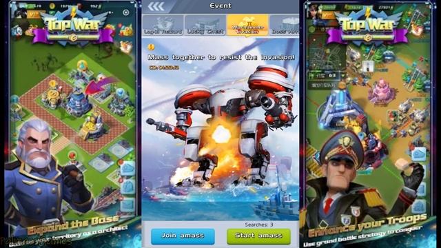 Top War: Battle Game (Early Access) Gameplay Android | New Mobile Game смотреть онлайн