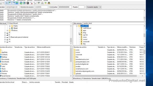 Como instalar usar Filezilla tutorial subir archivos a Hosting Servidor 2018 смотреть онлайн