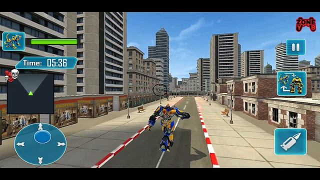 Wild Cheetah Transforming Robot Car Robot - Android Gameplay FHD смотреть онлайн