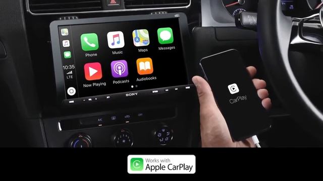 Sony XAV-AX8050D (8.95 inch) head-unit with Carplay and Android Auto смотреть онлайн
