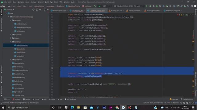 How to Create Earning App in Android Studio, Complete Quiz Game with earning System | Part 12 смотреть онлайн