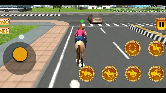 Offroad Horse Taxi Driver -Passenger Transport || Android Gameplay for kids смотреть онлайн