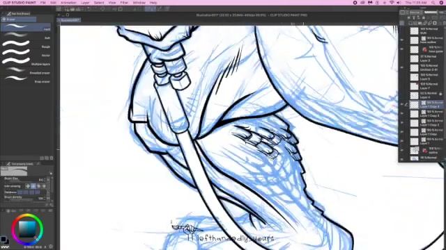 Vector Drawing in Clip Studio Paint Pro смотреть онлайн