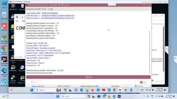 redmi note 7 mi account remove Android multi tool one click