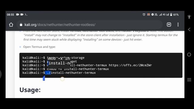 how to Install Kali nethunter rootless android | without root |no root | Kali Linux in android смотреть онлайн