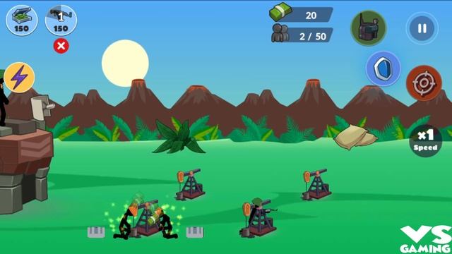 Stickman World War - New Stick War Game - Android & IOS смотреть онлайн