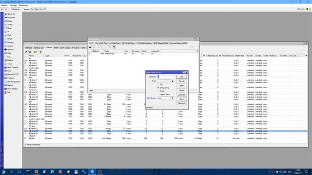 Nastavení Mikrotik CRS VLAN access смотреть онлайн