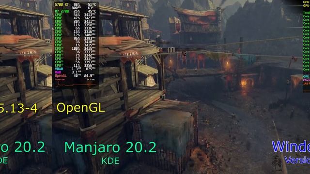 Linux vs Windows - Shadow of Mordor смотреть онлайн