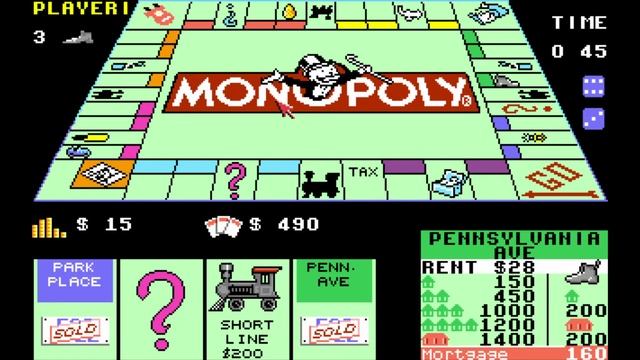 Monopoly (1989) Amiga смотреть онлайн
