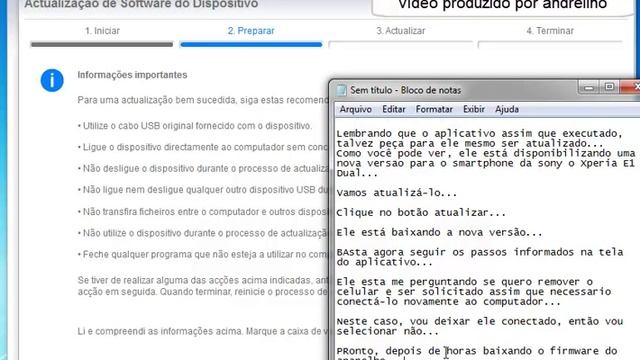 Atualizando seu Smartphone Sony Xperia E1 Dual - D2114 смотреть онлайн