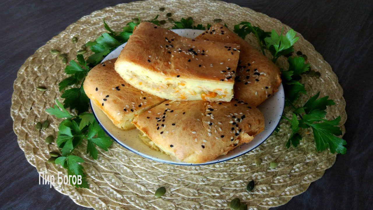 Заливной пирог с капустой. Капустник. Простой и вкусный пирог к чаю! смотреть онлайн