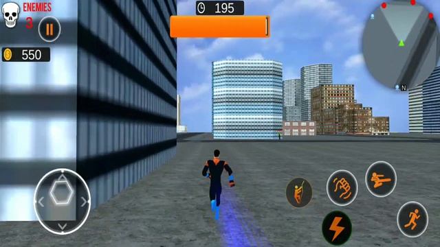 Amazing Rope Hero Gangster Police Crime City Android Gameplay смотреть онлайн