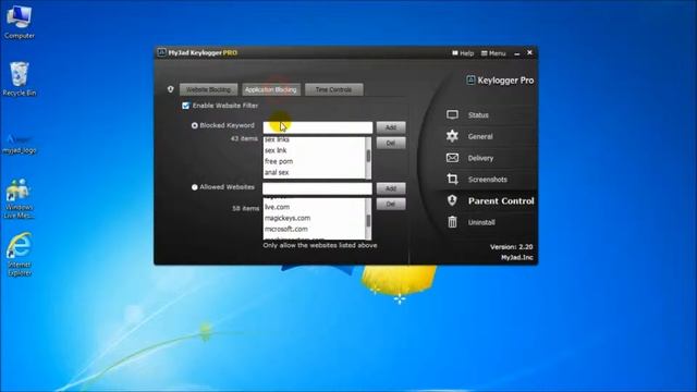 Family Keylogger Protect Children's Internet Security смотреть онлайн