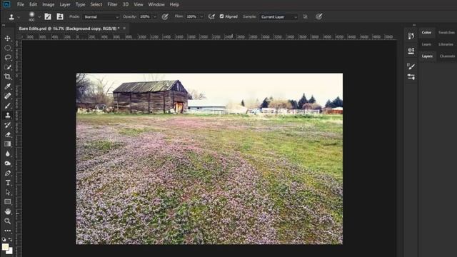 Resize an Image in Photoshop (Crop it Bigger with Content Aware and Crop Tools) смотреть онлайн