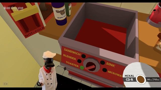 WORLDS GREATEST VIRTUAL CHEF!! | Job Simulator VR on the Oculus rift s смотреть онлайн