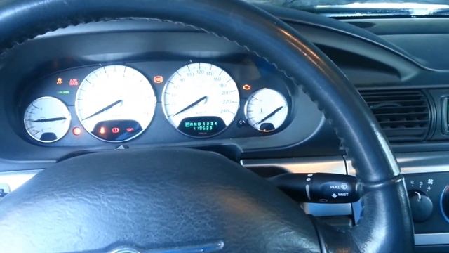 Chrysler Sebring 2.7l Cold Start @ -14C