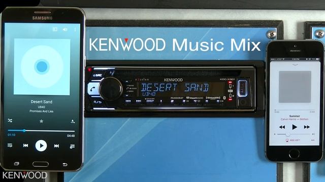 KENWOOD Music Mix for 2017 Bluetooth Audio Receivers (KDC-X301) смотреть онлайн