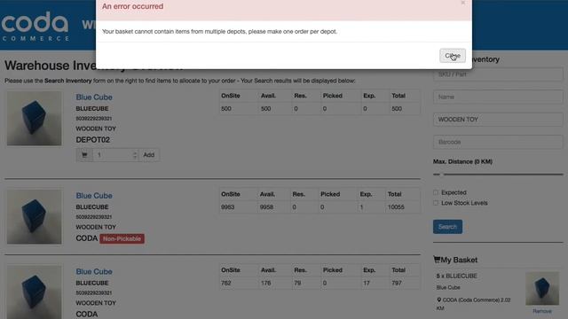 Coda Commerce WMS Customer Facing Portal смотреть онлайн