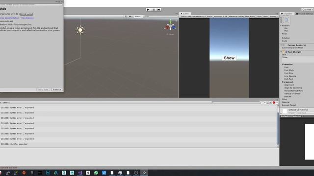 Unity ads integration : Integrate unity ads in your project and a quick intro to player reward смотреть онлайн