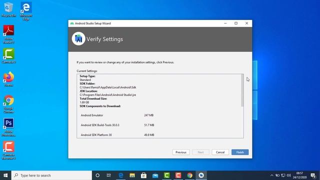 Cara Install android Studio Versi 4- Lengkap-Sampai Bisa Buat Aplikasi смотреть онлайн
