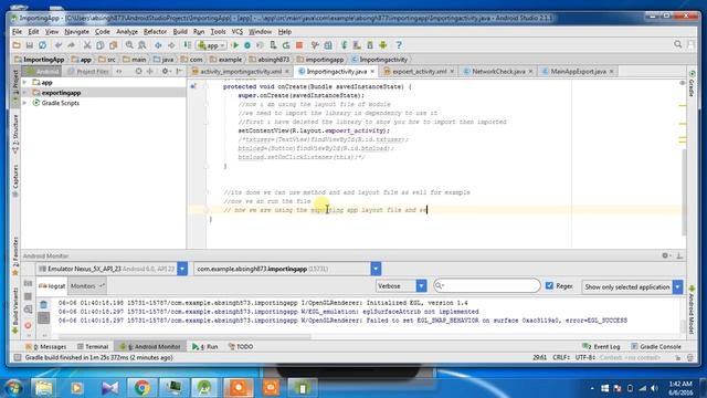 creating aar file for android module Export and import 3 смотреть онлайн