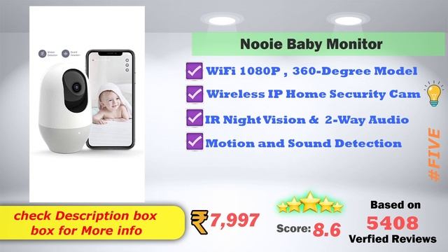 ✅ Top 5 Best baby Monitors With Price in India 2022 | Baby Monitors Review & Comparison смотреть онлайн