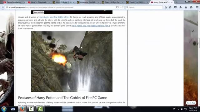 How To Install & Download Harry Potter and the goblet of fire Game смотреть онлайн